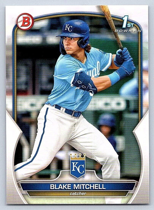 2023 Bowman Draft Blake Mitchell 1st Paper BD-133 Royals Prospect