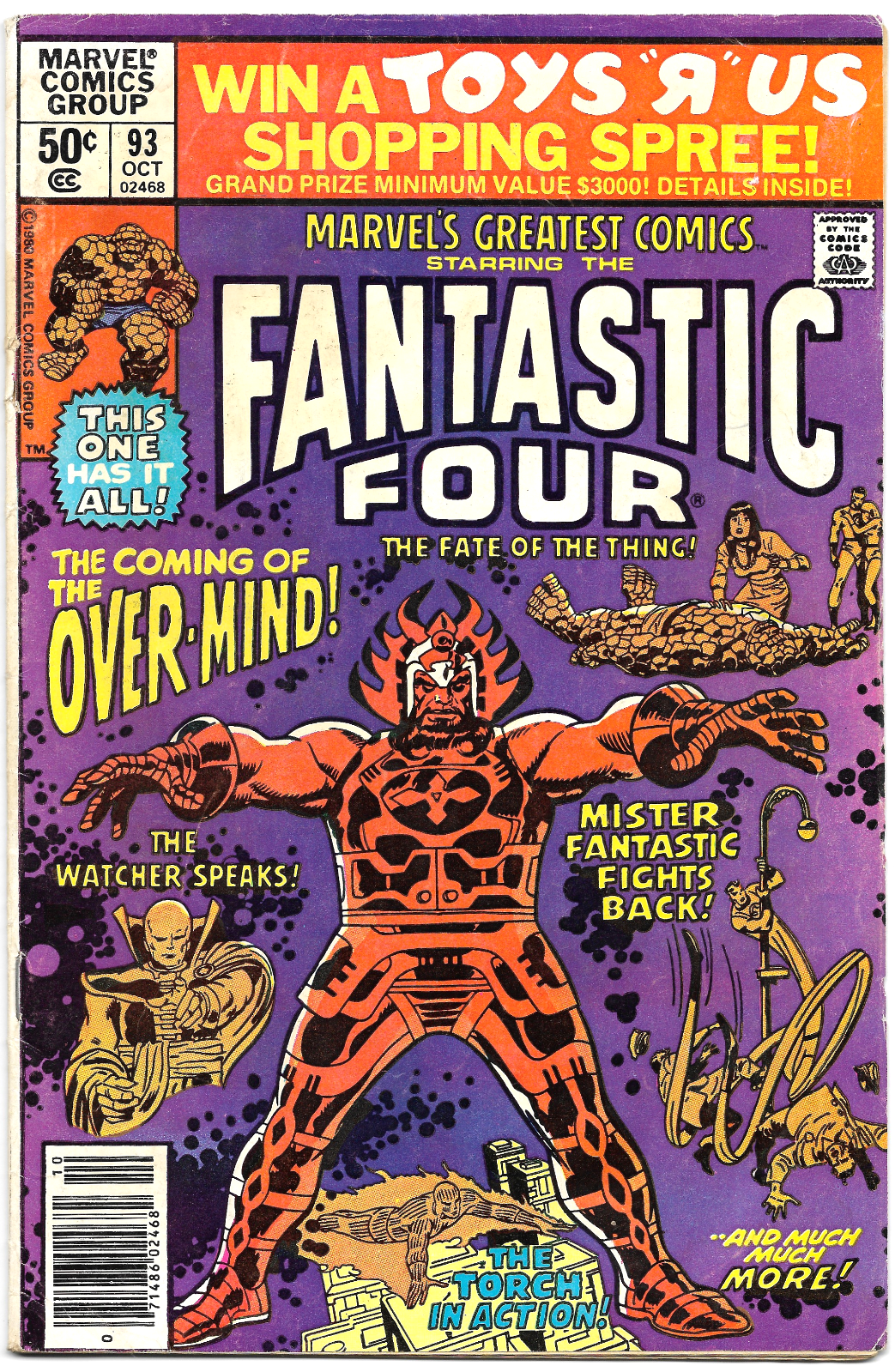 Marvel's Greatest Comics #93 Fantastic Four - 1980 Marvel Comics