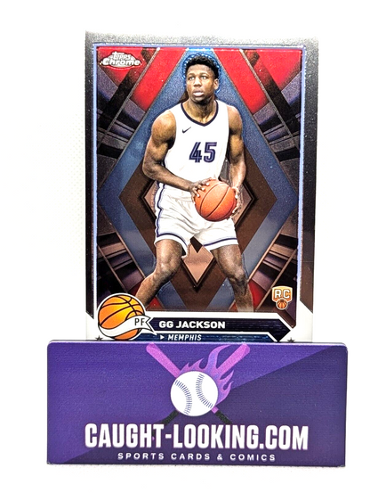 GG Jackson - 2023-24 Topps Chrome Basketball #54 RC ROOKIE Memphis