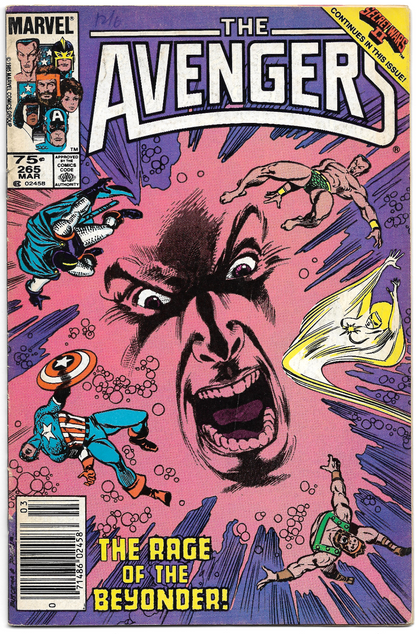 The Avengers #265 - 1986 Marvel Comics- Secret Wars II - Rage of the Beyonder