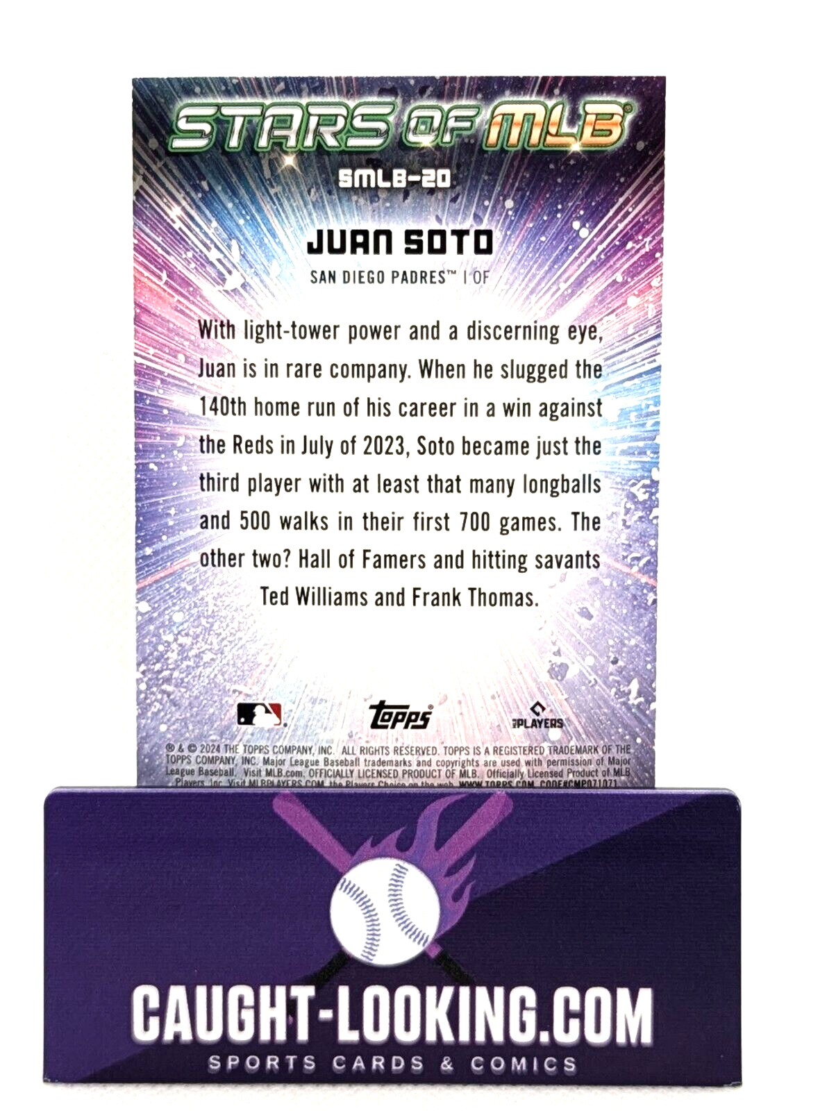 2024 Topps Stars of MLB Juan Soto #SMLB-20 San Diego Padres