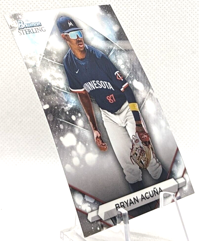 2023 Bowman Sterling Baseball # BSP-98 Bryan Acuna Twins Prospect