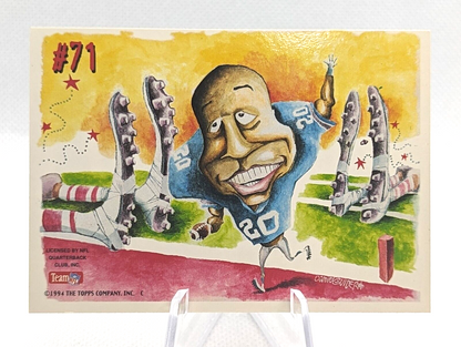 Barry Sanders #71 1994 Stadium Club Chalk Talk