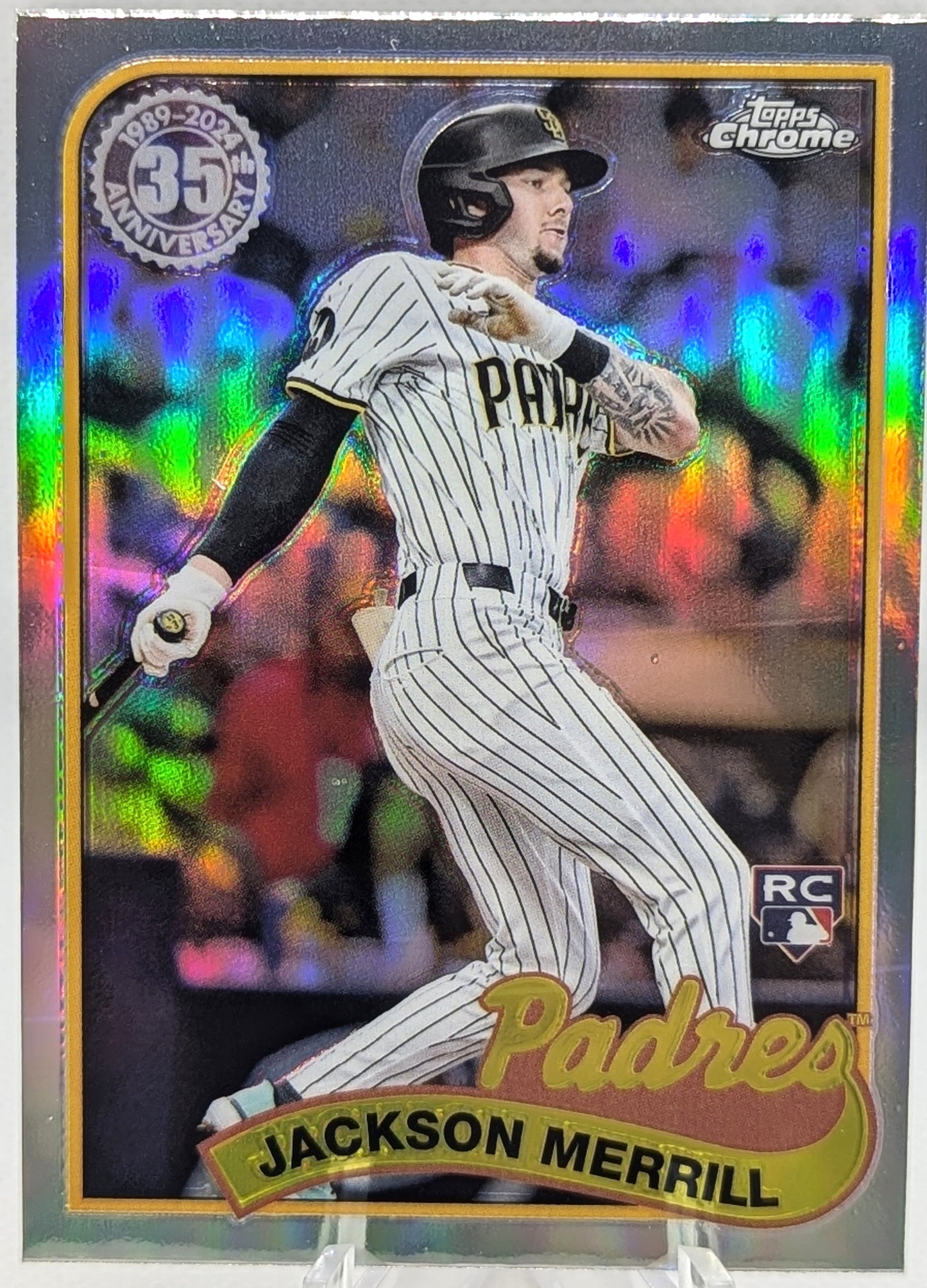 Jackson Merril - 2024 Topps Chrome Update #89CU-9 35th Anniversary Refractor